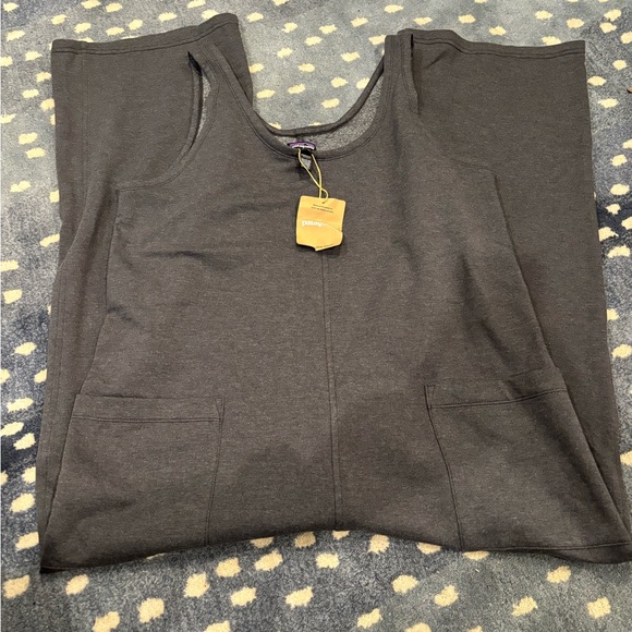 Patagonia Women’s Charcoal Ahnya Jumpsuit in Ink Black - Picture 3 of 7